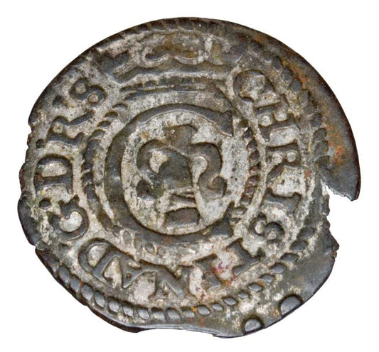 Szeląg 1643 Krystyna Waza Ryga
