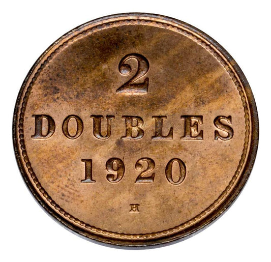 2 doubles 1920 Wielka Brytania Guernsey Birmingham H