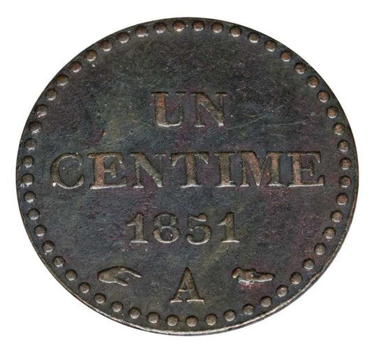 1 cent 1851 Francja Paryż