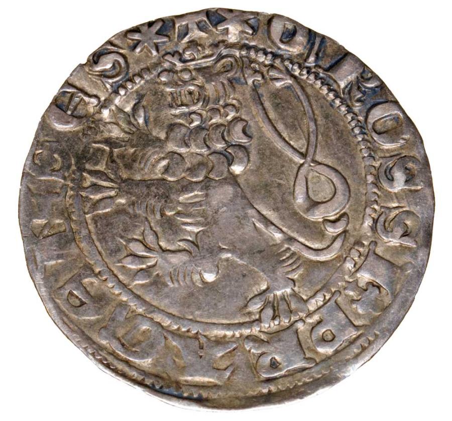 Grosz praski 1310-1346 Jan Luksemburski Czechy Kutna Hora