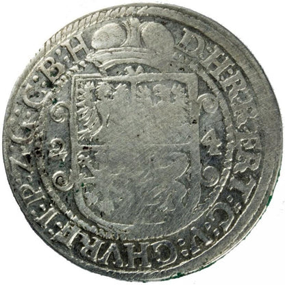 Ort 1624 Jerzy Wilhelm Księstwo Pruskie Królewiec
