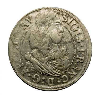 3 krajcary 1665 Zygmunt Franciszek Austria Tyrol Hall