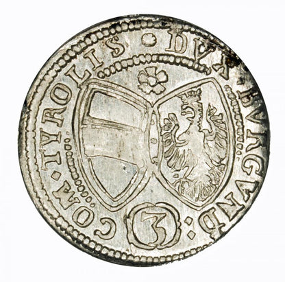 3 krajcary 1641 Ferdynand Karol Austria Tyrol Hall