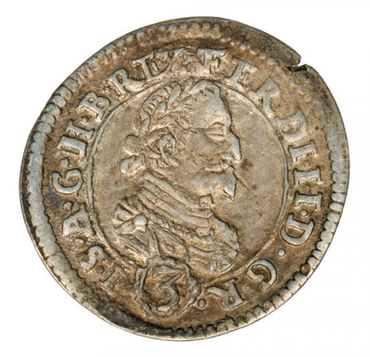 3 krajcary 1625 Ferdynand II Habsburg Austria Graz
