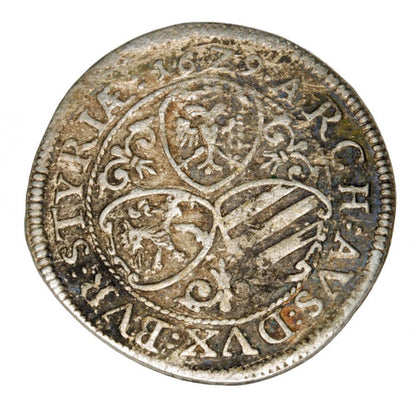 3 krajcary 1629 Ferdynand II Habsburg Austria Graz