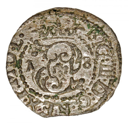 Szeląg 1618 Zygmunt III Waza Litwa Wilno