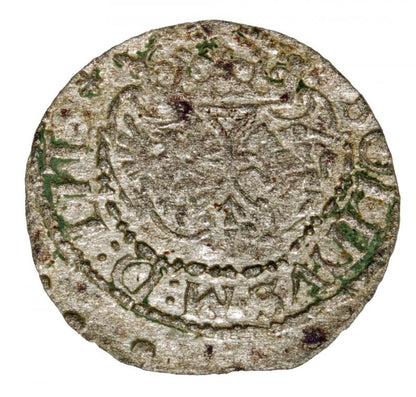 Szeląg 1618 Zygmunt III Waza Litwa Wilno