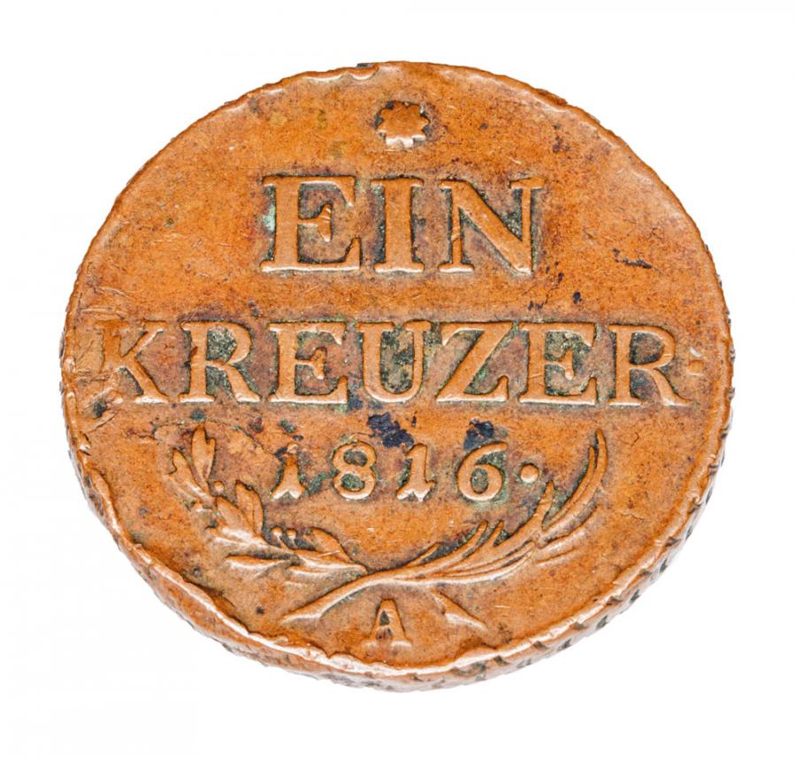 1 krajcar 1816 Franciszek II Habsburg Austria Wiedeń