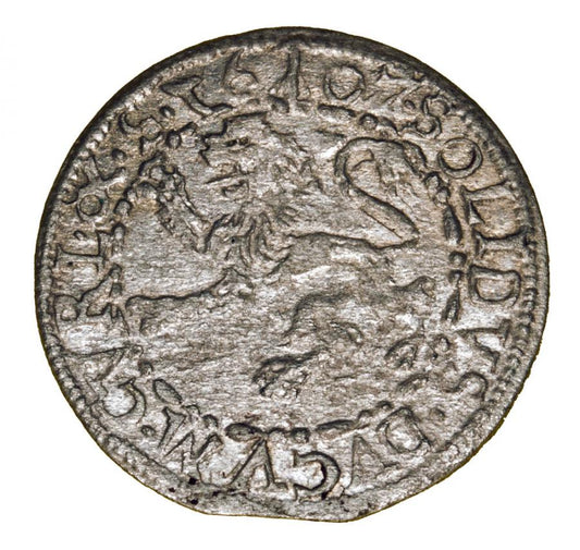 Szeląg 1610 Fryderyk i Wilhelm Kettler Kurlandia Mitawa
