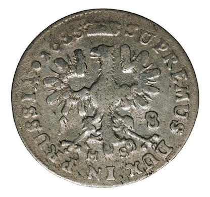 Ort 1685 Fryderyk Wilhelm I Prusy Królewiec