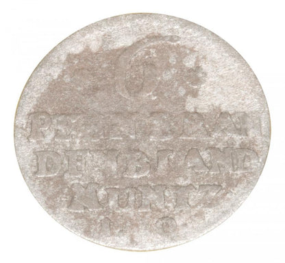 6 fenigów 1710 Fryderyk I Niemcy Brandenburgia Berlin A