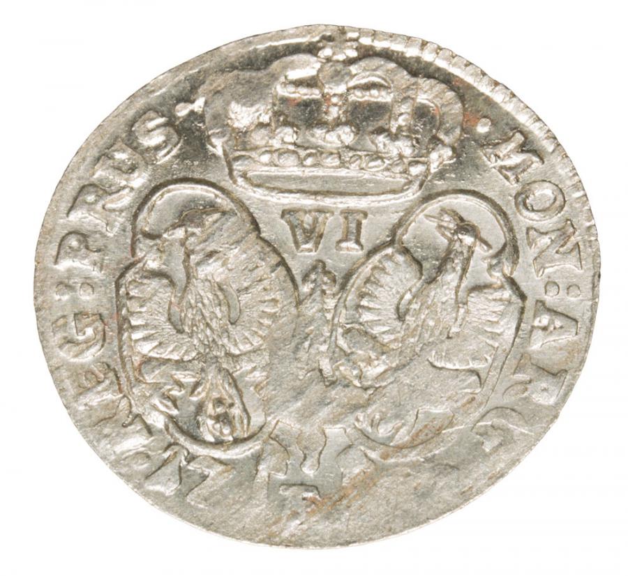 Szóstak 1753 Fryderyk II Wielki Niemcy Królewiec