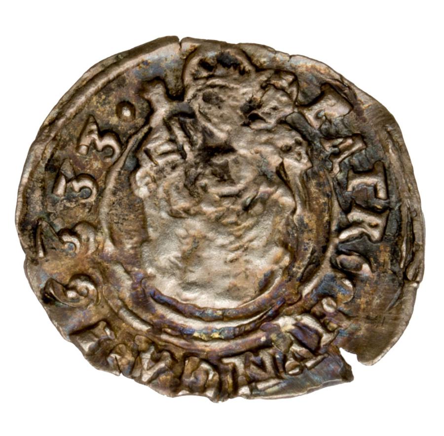 Denar 1633 Ferdynand II Habsburg Węgry Kremnica