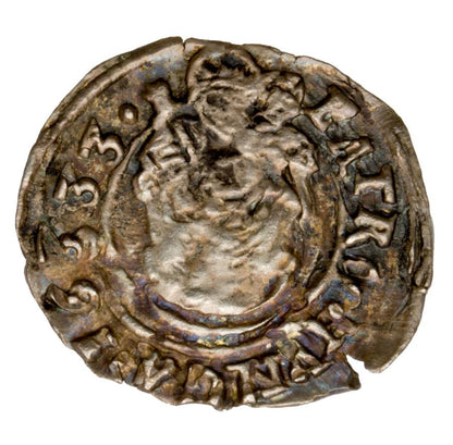 Denar 1633 Ferdynand II Habsburg Węgry Kremnica