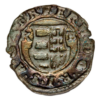 Denar 1637 Ferdynand II Habsburg Węgry Kremnica