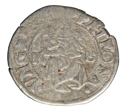 Denar 1529 Ferdynand I Habsburg Węgry Kremnica