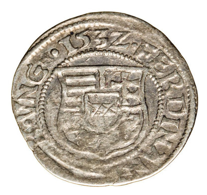 Denar 1532 Ferdynand I Habsburg Węgry Kremnica