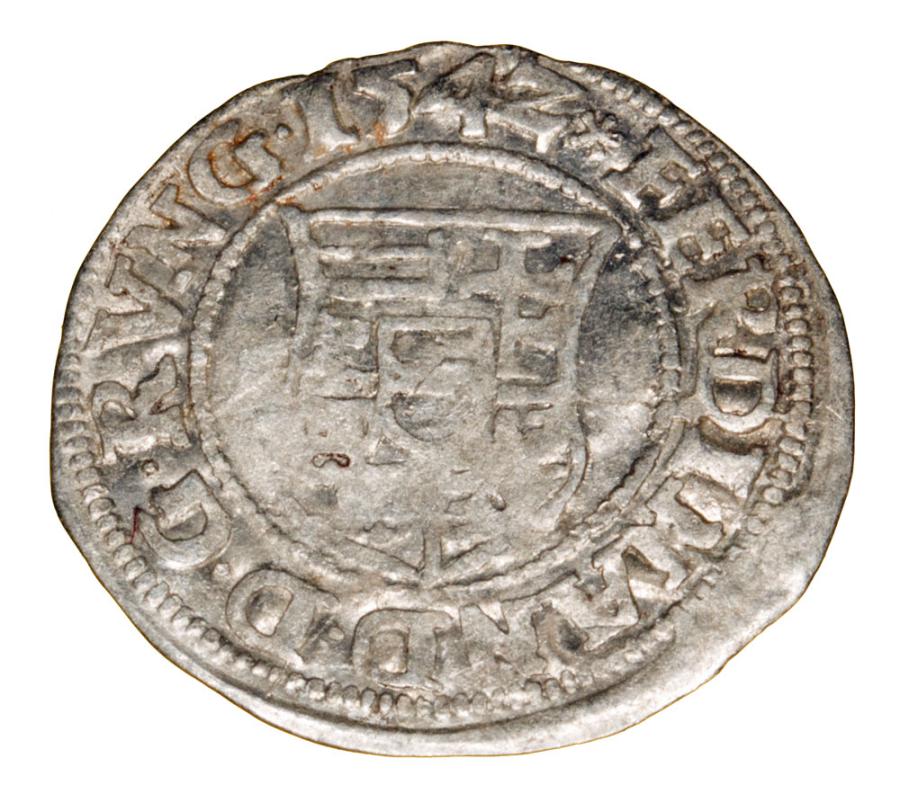 Denar 1542 Ferdynand I Habsburg Węgry Kremnica