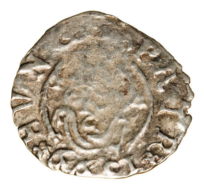 Denar 1599 Rudolf II Habsburg Węgry Kremnica