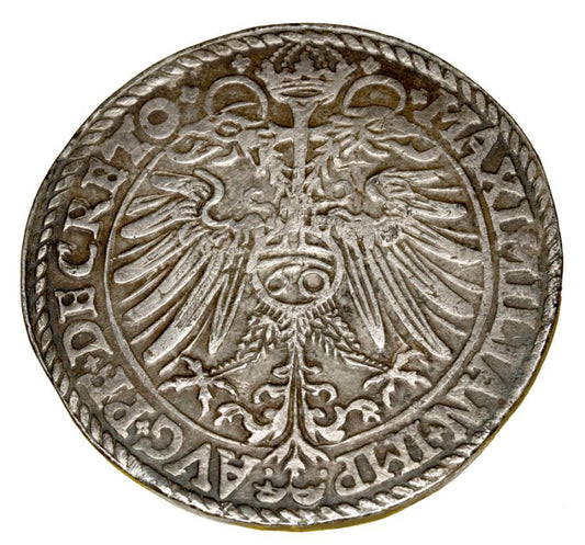 Guldentalar 1574 Maksymilian II Habsburg Ratyzbona