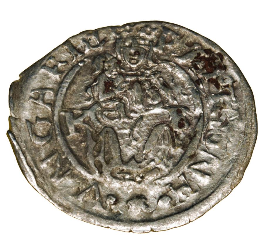 Denar 1569 Maksymilian II Habsburg Węgry Kremnica