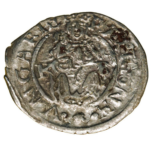 Denar 1569 Maksymilian II Habsburg Węgry Kremnica