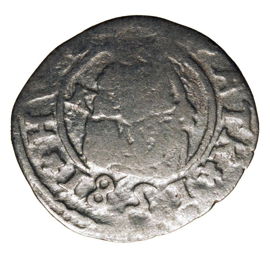 Denar 1581 Rudolf II Habsburg Węgry Kremnica