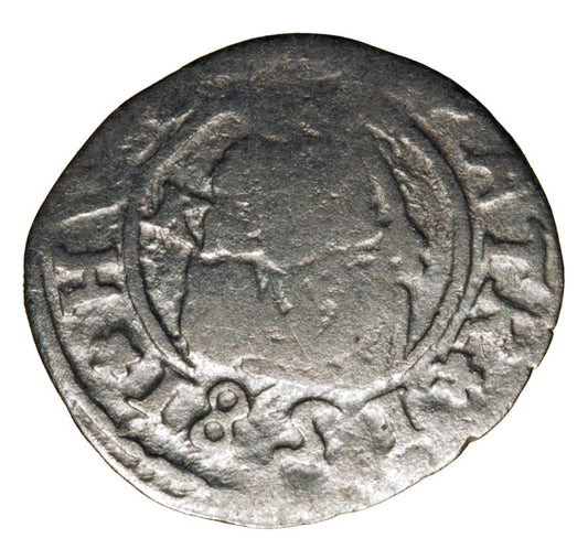 Denar 1581 Rudolf II Habsburg Węgry Kremnica