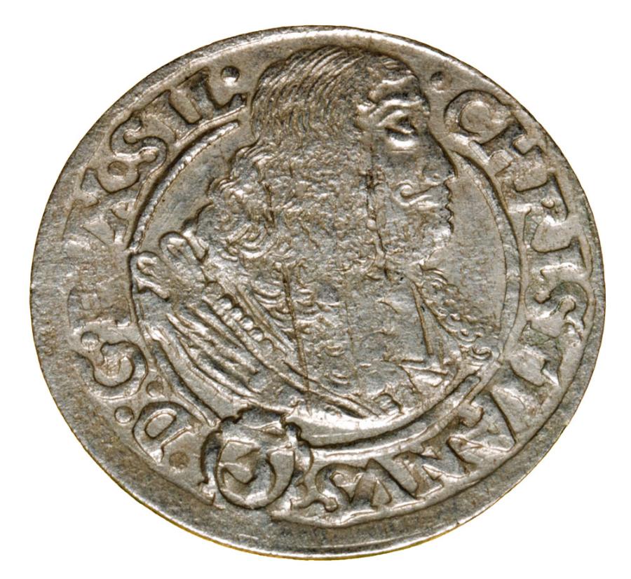 3 krajcary 1670 Chrystian Wołowski Brzeg