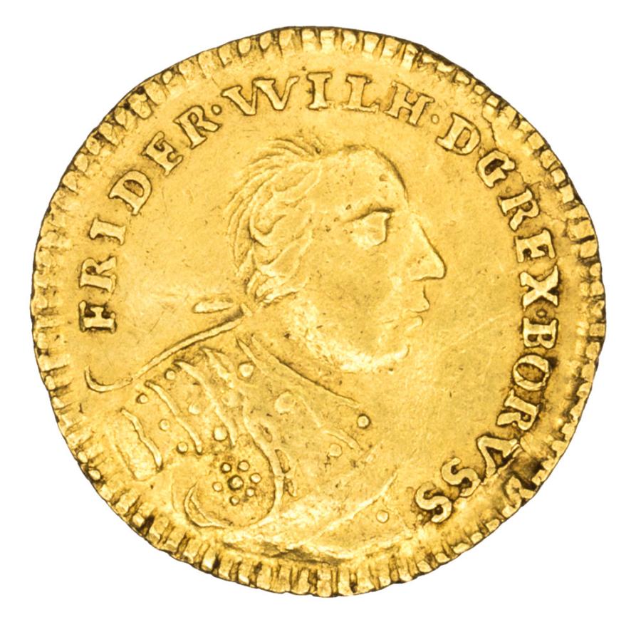 1/2 dukata 1726 Fryderyk Wilhelm Niemcy Berlin