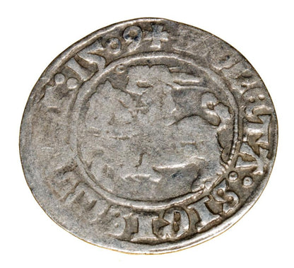 Półgrosz 1509 Zygmunt I Stary Litwa Wilno