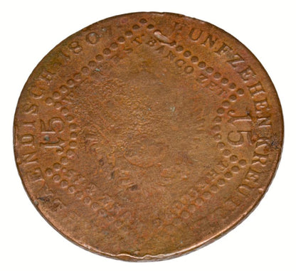 15 krajcarów 1807 Franciszek I Habsburg Austria Wiedeń