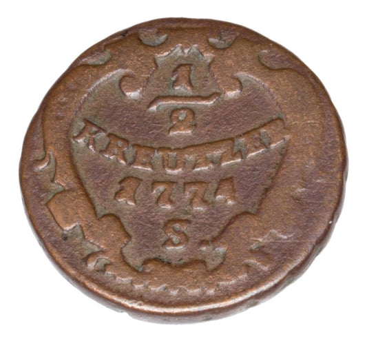 1/2 krajcara 1774 Józef II Habsburg Austria Smolnik