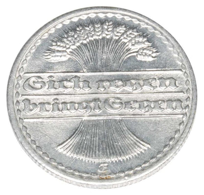 50 fenigów 1920 Niemcy Muldenhutten E
