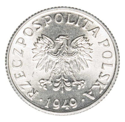 1 grosz 1949 PRL Warszawa