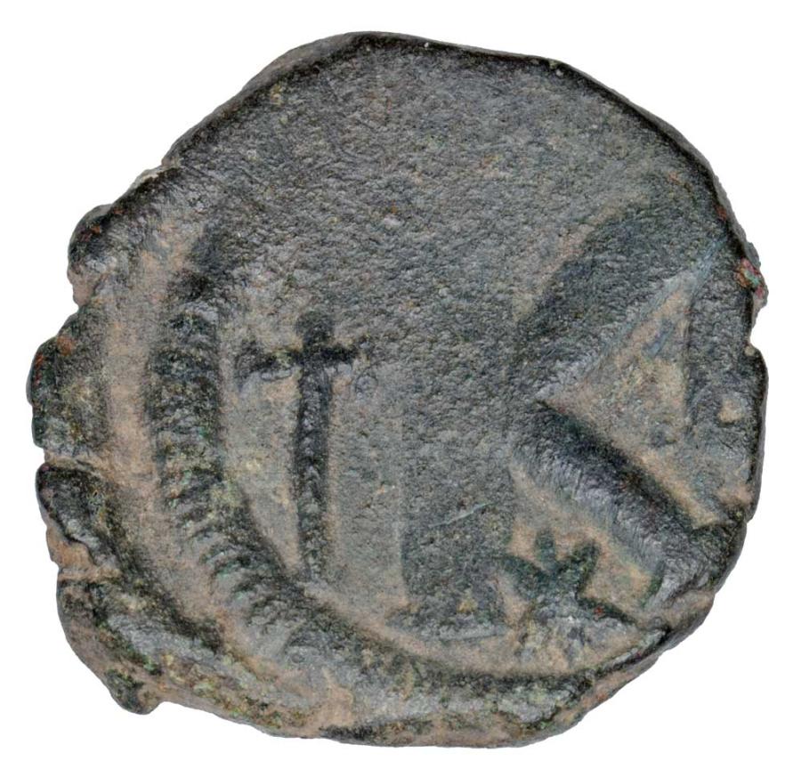 1/2 follis 527-565 Justynian I Wielki Bizancjum Saloniki