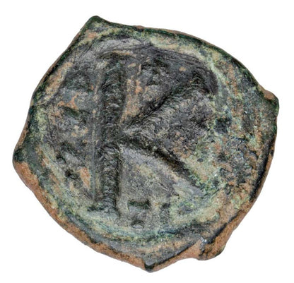1/2 follis 527-565 Justynian I Wielki Bizancjum Antiochia