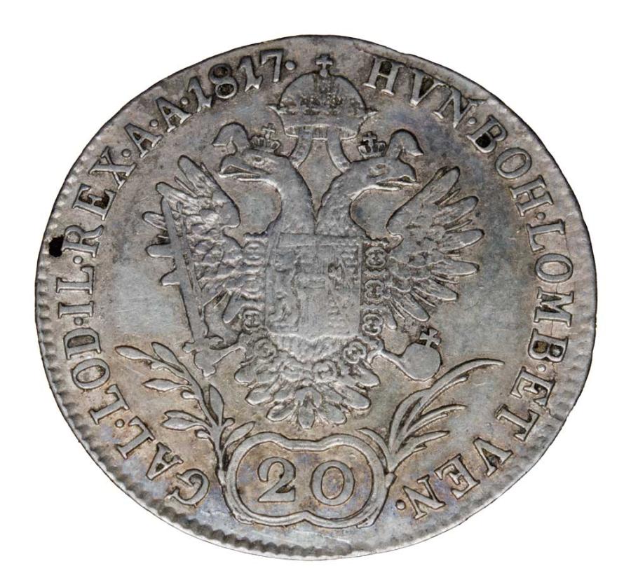 20 koron 1817 Franciszek II Habsburg Austria Wiedeń A