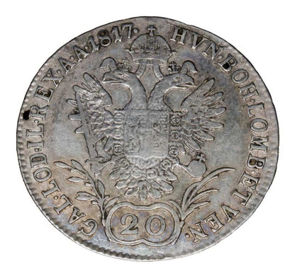 20 koron 1817 Franciszek II Habsburg Austria Wiedeń A