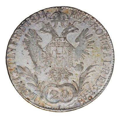 20 koron 1811 Franciszek II Habsburg Austria Kremnica B