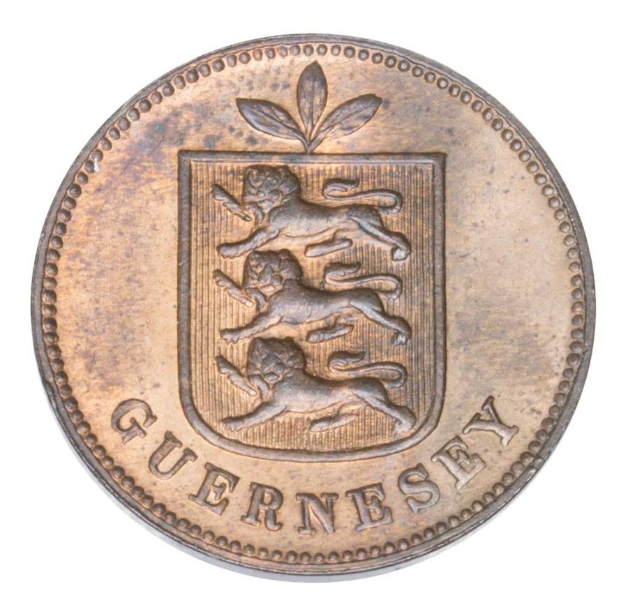 1 double 1889 Wielka Brytania Guernsey Birmingham H