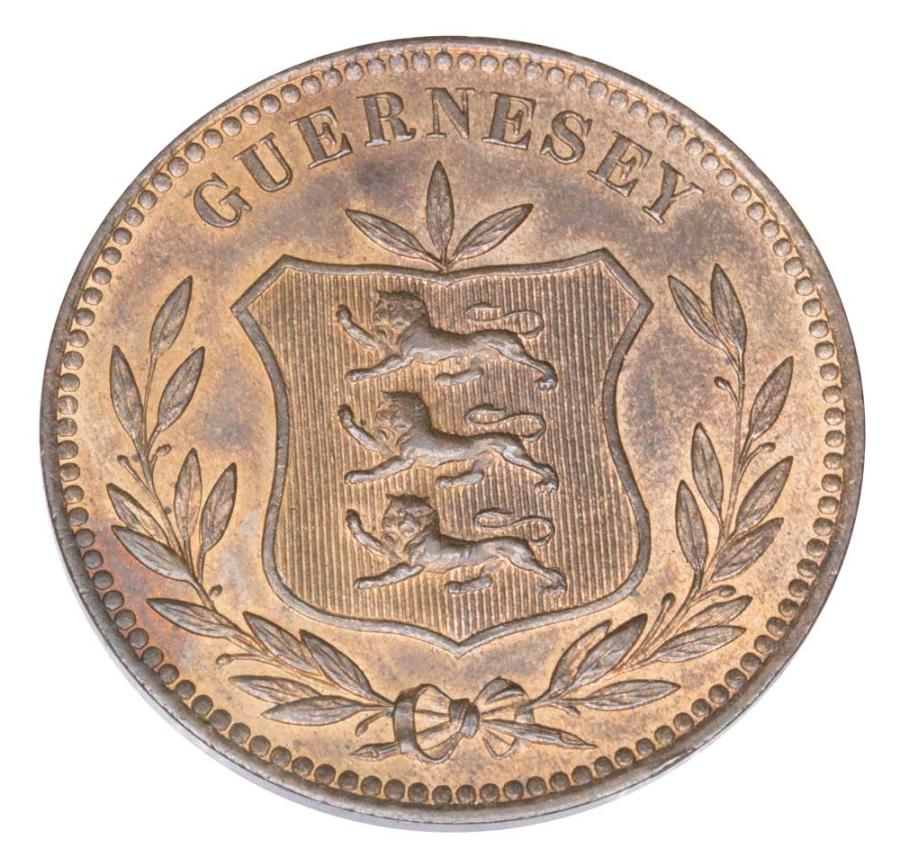 8 doubles 1889 Wielka Brytania Guernsey Birmingham H
