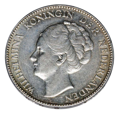 1 gulden 1931 Wilhelmina Orańska-Nassau Holandia Utrecht