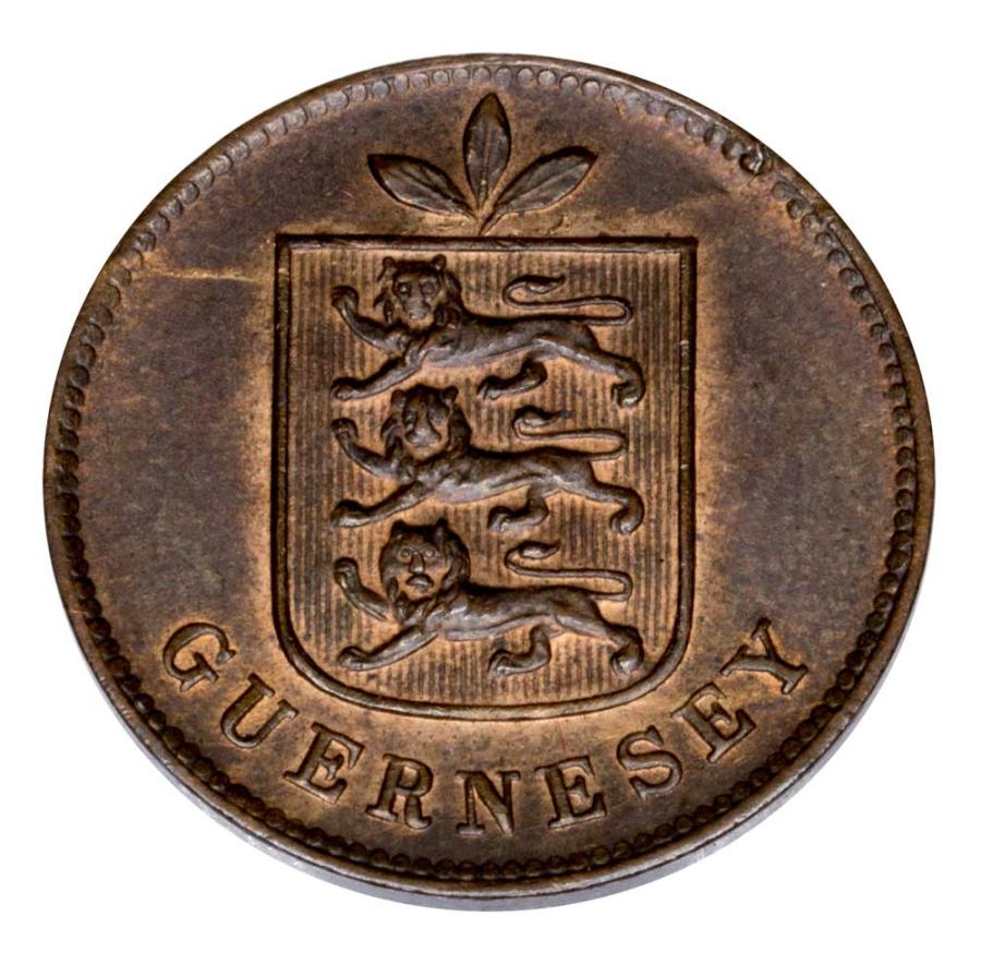 1 double 1902 Wielka Brytania Guernsey Birmingham H