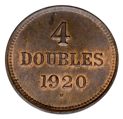 4 doubles 1920 Wielka Brytania Guernsey Birmingham H