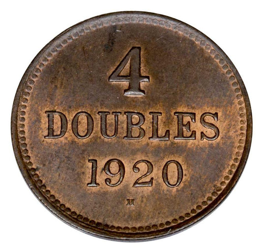 4 doubles 1920 Wielka Brytania Guernsey Birmingham H