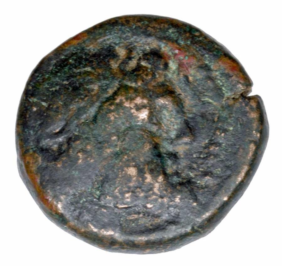 Brąz 187-31 p.n.e. Grecja Macedonia Posejdon