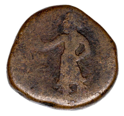 Brąz 127-152 n.e. Kaniszka Grecja Imperium Kuszanów