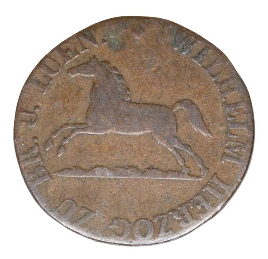 1 fenig 1833 Wilhelm Niemcy Brunszwik