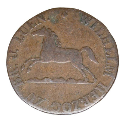 1 fenig 1833 Wilhelm Niemcy Brunszwik
